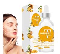 de cúrcuma para la cara | 30 ml Extracto de cúrcuma orgánico Esencia facial iluminadora Corrector de manchas oscuras | Esencia de reparación facial hidratante de que combate las espinillas y u