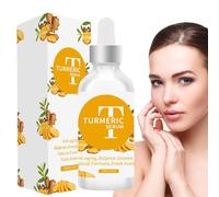 de cúrcuma para la cara, El eliminador de manchas oscuras de de cúrcuma orgánico de 30 ml la piel de la cara, Esencia reparadora facial hidratante para piel opaca, seca, grasosa y con espinillas