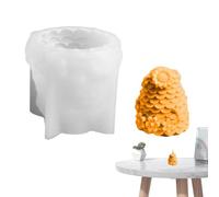 De Cylindre D'abeilles, Résine De Peigne De Miel De | De Savon À Cylindre De Bougie 3D | Décoration De Casting À La Maison À La Maison Résine Animal Art Pour Le Fondant Et La