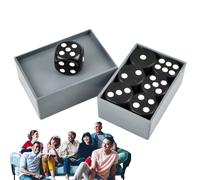 de dados mágica - predicción de números telepáticos, misterioso estuche de agitación, juego de ilusión de bolsillo | Estudiantes Aficionados Mago Entrenamiento Rendimiento Noche Vacaciones Evento