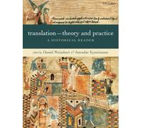 De Daniel Weissbort - traducción: teoría y práctica - un historiador Reader: 1st (First) Edition