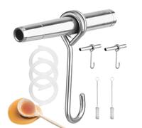 de de arce, acero inoxidable, 8,1 x 91,4 cm, filtro de de arce con colección eficiente, acero inoxidable de alta calidad, fácil instalación, flujo de suave, kit de grifo de