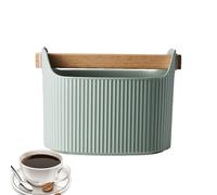De De Café - Bucket De Bin Extraíble 1300 Ml | Bandeja De Residuos De Molienda Antideslizante Absorbente De Choque | Contenedor De Campo De Café Duradera Perfecto Para El Hogar O El Hogar