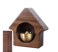 De De - Campana De Comerciante De Madera Magnética, De Latón Hecho A Mano, Decorativo De De Estilo Japonés | De Elegante Para El Hogar, Inaugur