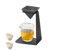De De Cerámica Para Café | Forma Piramidal Reutilizable No,Filtro Colador Para Té Con Soporte Incluido - para Jarras Tazas Hogar Oficina Cocina Cafetería Sake Preparación Manual