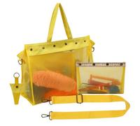 de de Ganchillo, Transparente con diseño de Agujero para Agujas de Tejer, para Viajes, Interior, hogar, Escuela, Novia, Esposa, Amiga, Hermana, Hija, Amarillo, Refer to Description