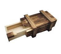 de de Madera - mecánico 3D con Bloqueo, Juguete de Compartimento Oculto | Solución de Envoltura de Regalo interactiva para cumpleaños, Navidad, Efectivo, Resuelto