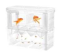 de de Peces, Tanque de de Doble Capa e incubadora para eclosión, de eclosión Transparente con ventosas para Guppy, Peces pequeños, contenedor de de alevines de ACU