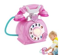 de de simulación: Juguete para Fijo con Cable, Giratorio simulado Ring Me con narración Musical | Niños pequeños, niñas, niños, de rol Educativo Interactivo, Act