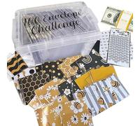 de desafíos de 100 sobres, 100 sobres, una manera fácil y divertida de ahorrar $5.050 en 100 días, planificar su presupuesto y ahorrar dinero