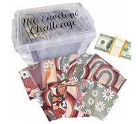 de desafíos de 100 sobres, 100 sobres, una manera fácil y divertida de ahorrar $5.050 en 100 días, planificar su presupuesto y ahorrar dinero