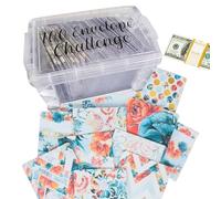 de desafíos de 100 sobres, 100 sobres, una manera fácil y divertida de ahorrar $5.050 en 100 días, planificar su presupuesto y ahorrar dinero