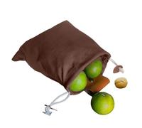 De Descarga Para Cinturón | Multiusos Encerada Portátil Con Cordón De Cierre - Para Recolección De Campo - Para Viajes Camping Senderismo Conchas Tesoros Herramientas De Supervivencia Setas Frutas Ver