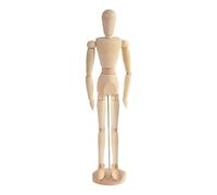 de dibujo de maniquí de bosquejo de madera para artistas con opción de tamaño de 8 pulgadas / 12 pulgadas / 16 pulgadas y modelo de articulado con articulaciones anatómicas