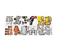 De Dibujos Animados 3D para Niños - 7 Modelos De Juguetes Educativos De Espuma 3D | De Animales De Dibujos Animados | para Jardín De Infantes, Educación En El Hogar, Viajes,