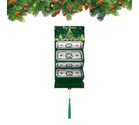 de Dinero para Las Vacaciones - Porta cheques de Navidad de 10 Ranuras, Organizador de Dinero de Papel Reutilizable, Decorativa para Tarjetas de Papel de Regalo de Feliz Navidad | Porta