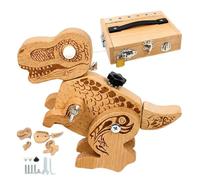 de Dinosaurios Dino con Set de Bloques y Juguete para Motricidad Fina y | infantiles Para Edad 0-3 Años Niños Niñas Cumpleaños Vacaciones Exterior Interior Hogar Fiesta