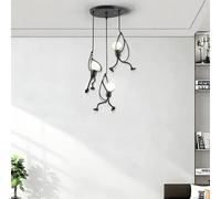 de disco de hierro estilo industrial moderno, lámpara colgante vintage, para dormitorio, , comedor, cafetería, bar, entrada y pasillo - Accesorios de montaje incluidos (bombilla no incluida)