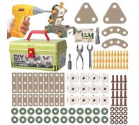 De Diseño Y Perforación - Herramientas De Construcción Taladro De - Juego De Herramientas Juego De Imitación Para | Para Niños Pequeños Construcción Navidad Cumpleaños Mesa Y