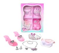 De Disfraces De : Collar De Corona, Pulsera De Juguete, Boutique De Joyería De De Simulación Con Zapatos| Set De Regalo De De Roles Para Niños Pequeños Que Fingen Divertirse
