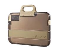 de documentos - impermeable para documentos - Carpeta de papel - A4 impermeable transparente - File Storage Case With Handle Use For Home Travel Business School Paperwork Receipt Laptop