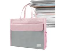 - de documentos Oxford resistente al agua, para llevar archivos, papel y folders handler | Portable Zipper Storage Business Meetings Offices, Secure Organizer Important Documents Contra