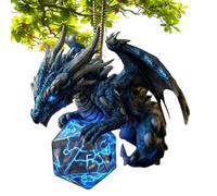 de dragón, exhibición Colgante de Dados, decoración Colgante de Criatura de fantasía, decoración Decorativa Inspirada en el Mito, Arte de gráfico Inspirado en el Mito, símbolo de Juego
