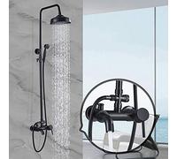 de Ducha Rain Ducha Grito de Ducha de baño Juego de Grifo de Ducha con una batidora montada en la Pared con rociador Manual 3-Modelo Agua fría Caliente