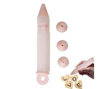 de écoration de desserts, à douille pour glaçage, 'écriture alimentaire en silicone de pointes de de tuyauterie de glaçage, kit de stylos de écoration de pâtisserie de crème