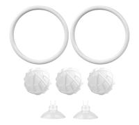 de Ejercicio para Peces Betta - Juguetes para enriquecer Peces | Accesorios interactivos para Tanques Guía de Juego de Entrenamiento pequeño Círculo de enriquecimiento Ayuda de nutrición