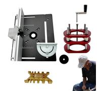de elevación de fresado de metal, de elevación de fresado, base de placa de inserción de fresado para carpintería, router de mesa, kit de elevación, mesa de sierra, placa base,