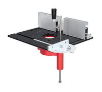 de Elevación del Enrutador Tabla de Enrutador Eléctrico Inserto Kit Base Elevación Placa para Adornos Precisión Carpintería, Material Aleación Aluminio para Mesa Alta Precisión S8-2 (BLACK)