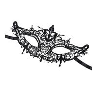 de encaje negro, pasamontañas espectáculo de mujeres, máscara de fiesta femenina, disfraz escénico Halloween espectáculo