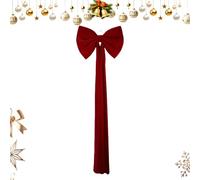 de Encaje para árbol de Navidad | Decoración estacional, Topper de Terciopelo en Forma de | para Armario, hogar, Granja, Banquete, árbol de Navidad, Puerta, y reunión