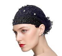 de encaje para mujer,Diadema de encaje,anchas de floral y perlas | anchas Boho Bandana Bohemia Diadema Floral Accesorios para el cabello para mujeres y niñas
