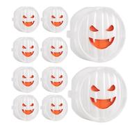 de enchufes eléctricos, cubreenchufes - Cubre enchufe eléctrico Ghost Smile 10X, Protección protectora para enchufes de seguridad domésticos, protectores para enchufes eléctricos a prueba de
