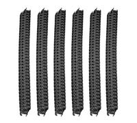 de encuadernación de alambre de doble bucle, bobinas de encuadernación en espiral de doble bucle, 34 dientes paso 3:1, 7,9 mm de diámetro para capacidad de 40 hojas, alambre de (Negra)