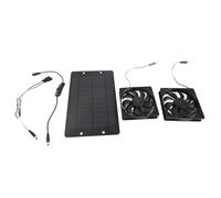 de enfriamiento de CC de 12 V con energía solar de 20W para viviendas solares solares con energía solar Material ABS 27.5x17 cm Panel solar
