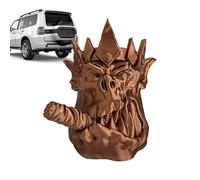 de Enganche de Remolque - Manga de fantasía Impresa en 3D, Enchufe de Enganche Universal de Metal para Camiones | Accesorio de Recogida de SUV de Coche Cromado antioxidante para decoración