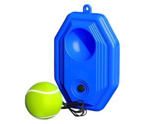 de entrenamiento de tenis, diseño de fácil instalación, 20 x 21 x 5 cm, entrenador de tenis portátil, zócalo de entrenamiento de pelota Ténnis, portátil y compacto, para principiantes