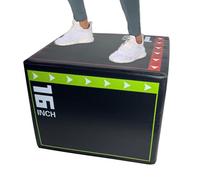 de Entrenamiento genérica, Plyometric Jump Box, Training Tool, 15,75 x 11,81 x 13,78 Pulgadas, Antideslizante Shockproof, Wear Resistant Fitness Equipment, Perfect for Home Or Gym Use