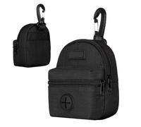 de entrenamiento para perros - Tela Oxford de 15 x 12 x 5 cm | 2 en 1 mosquetón bolsas para alimentos | Dispensador magnético de silicona para cachorros pequeños, medianos y grandes, al aire