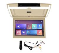 de Entretenimiento Trasero de Brilluxa, Pantalla HD de automóvil, Reproductor de Pantalla de Android Compatible con un Monitor de 11.6 Pulgadas, Unidad de Reflejo de teléfono (Beige)