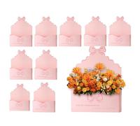 de envoltura floral para el día de San Valentín, 10 unidades de papel de regalo con diseño de corazones, de sobres para ramo de flores | Para niños, familia, amigos, seres queridos