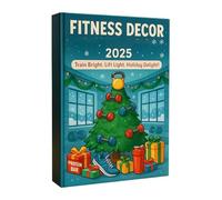 de equipo de fitness de Navidad 2025, colgante de acrílico 2D para decoración de Halloween, Navidad, calendario de 24 días, colgante deportivo | para amantes de los deportes, levantador