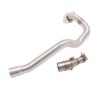 de Escape para motocicleta sistema de Escape Para HON&DA FORZA 300 FORZA 350 NSS 300 NSS 350 2020 2021 Tubo de conexión frontal modificado para escape de motocicleta, tubo de conexión antideslizante (