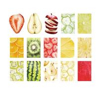 De Escritura Con Diseño Frutas Y Verduras 30 Uds. Para Álbumes Recortes Diarios Tarjetas Y Actividades Artesanales Escolares Pegatina Para Tomar Notas