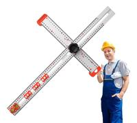 de escuadra en T ajustable: construcción de diseño de regla de ángulo de marcado, herramienta de instrumento de dibujo de alta precisión, equipo de calibre de marcado profesional | Ingeniero A