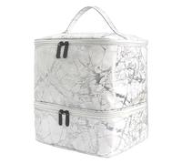 de esmalte de uñas, estuche de soporte de uñas - de almacenamiento de los organizadores de uñas con diseño de doble,Organizador de suministros de lámpara de de viaje portátil para amantes, familias