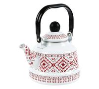 de esmalte - Retro de 2,5 litros, recipiente de cocina duradero, olla clásica, servidor de bebidas resistente al calor | Hogar Cocina Apartamento Jardín Accesorios Coleccionistas Para